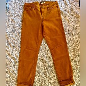 Mustard, size 8, Old Navy Rock Star jeans